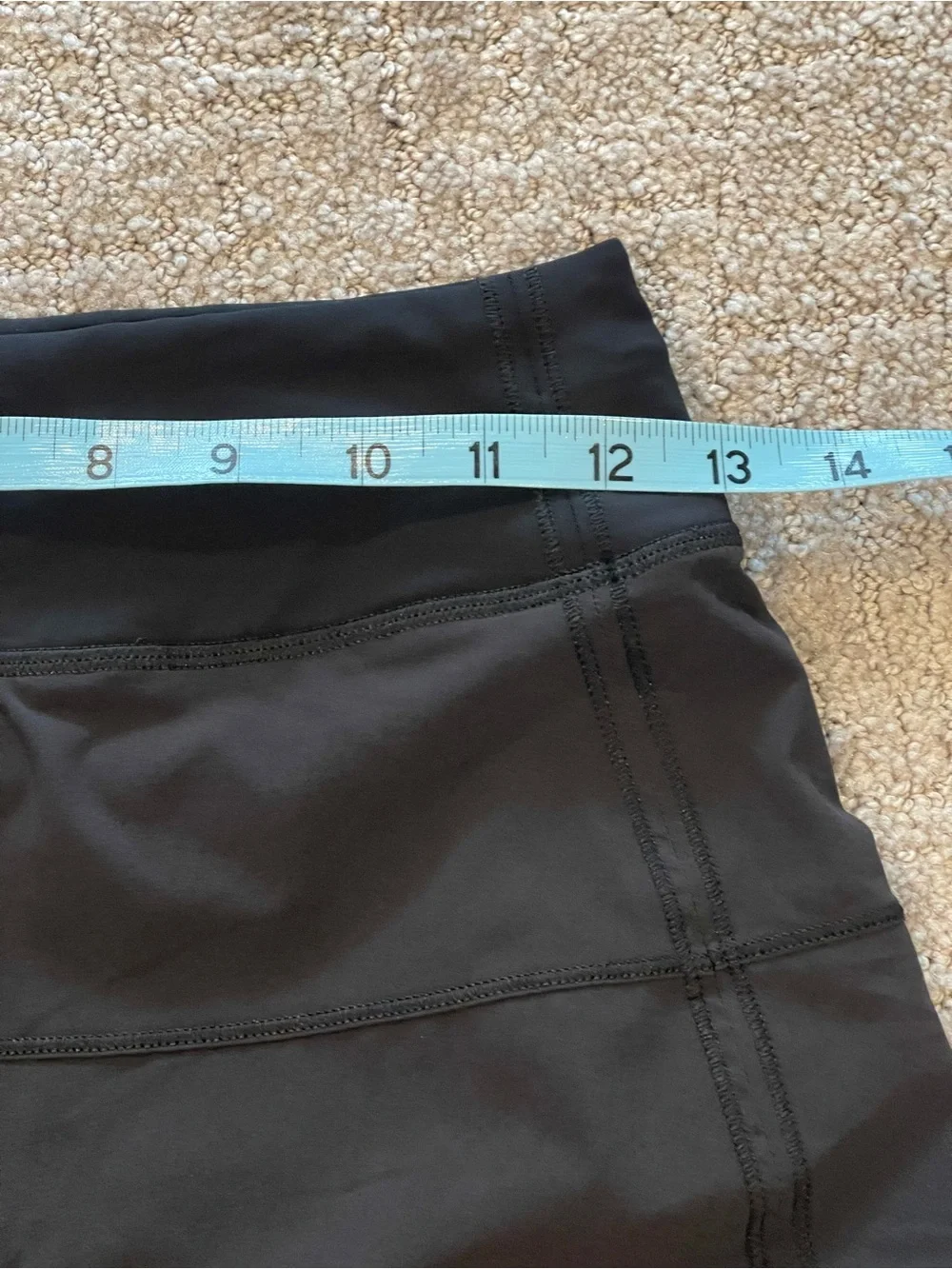 Lululemon Pace Rival, Mid-Rise Skirt, Long, Inner Liner, Black, Pockets, Size 0